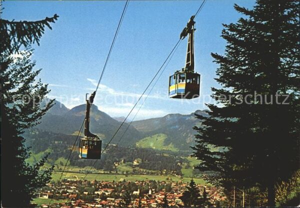 Seilbahn Nebelhorn Oberstdorf Allgäu