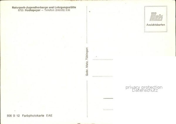 Hochspeyer Naturpark-Jugendherberge und Lehrgangss – Bild 2