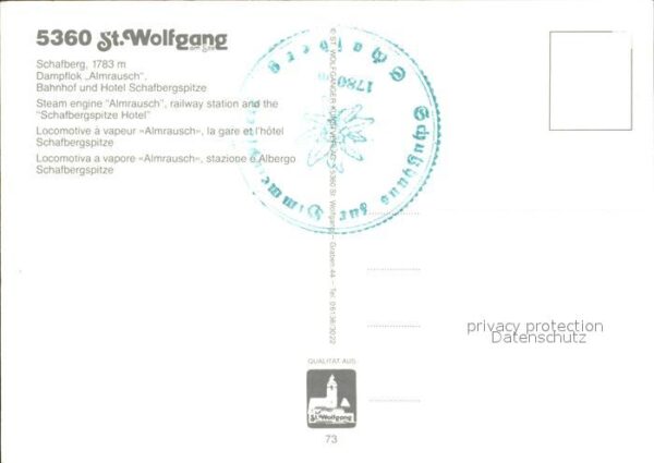 Zahnradbahn Dampflok Almrausch Schafberg St. Wolfga – Bild 2