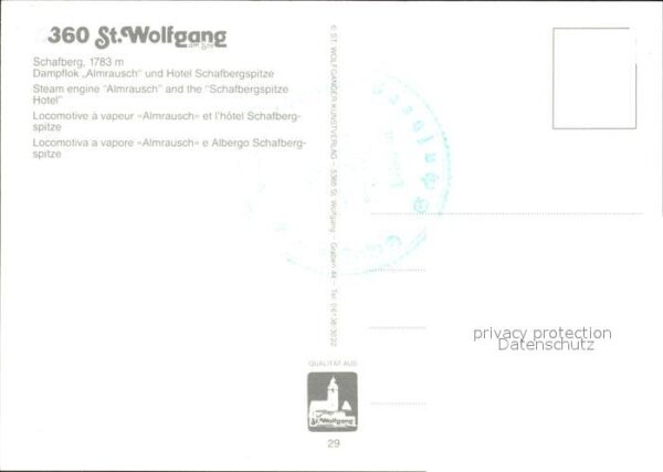 Zahnradbahn Schafberg Dampflok Almrausch St. Wolfga – Bild 2