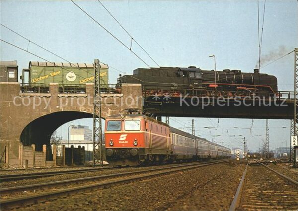 Eisenbahn Zugkreuzung IC 126 Prinz Eugen Lahmeyer