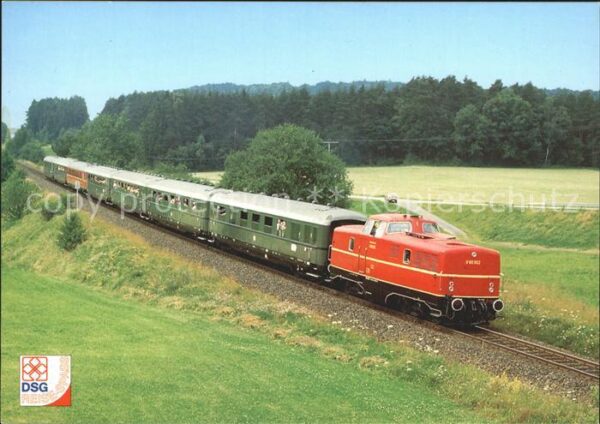 Eisenbahn Diesel-Lokomotive V 80-002 Sonderzug Ob