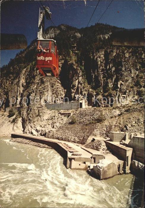 Seilbahn Fraser Canyon Trans-Canada Highway Hell