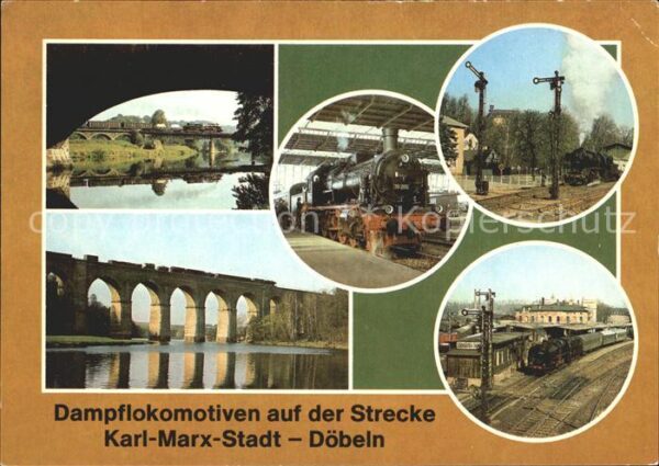 Lokomotive Strecke Karl-Marx-Stadt-Döbeln Zschopau