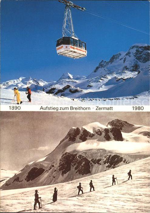 Seilbahn Klein-Matterhorn Wanderung Breithorn Ze