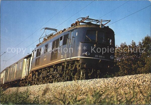 Eisenbahn Elektro-Schnellzuglokomotive 119 001-6