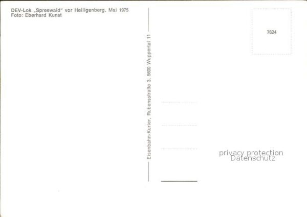Lokomotive DEV-Lok Spreewald Heiligenberg – Bild 2