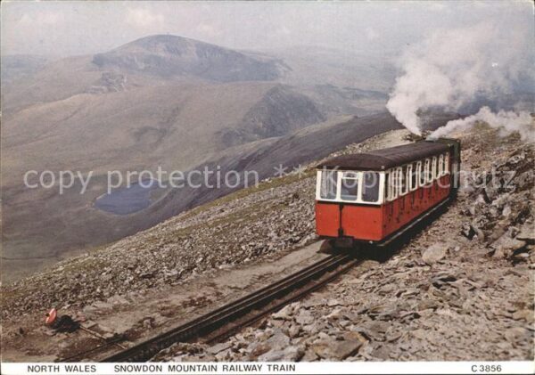 Bergbahn Snowdon Mountain Railway Train North Wa