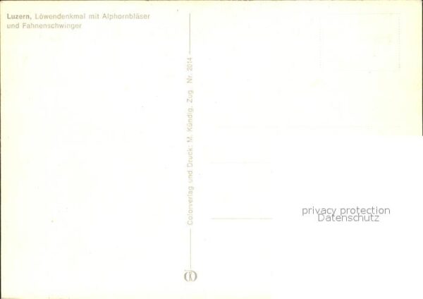 Alphorn Alphornbläser Luzern Löwendenkmal Fahne – Bild 2
