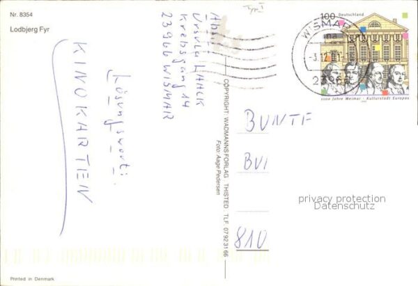 Leuchtturm Lighthouse Lodbjerg Fyr – Bild 2