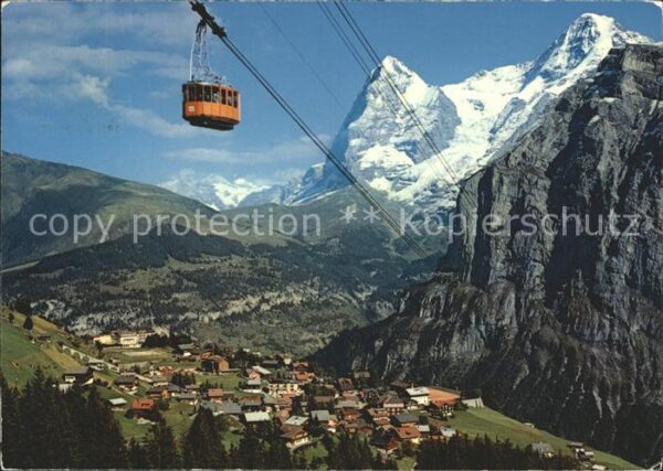 Seilbahn Schilthorn Mürren Eiger Mönch