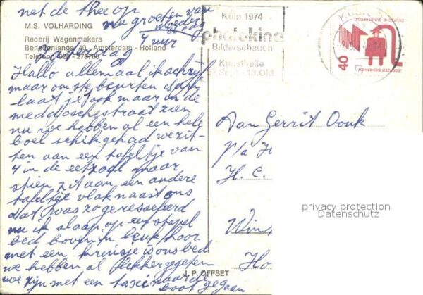 Motorschiffe M.S. Volharding – Bild 2
