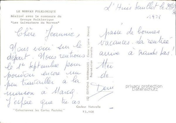 Trachten Frankreich Morvan Folklorique – Bild 2
