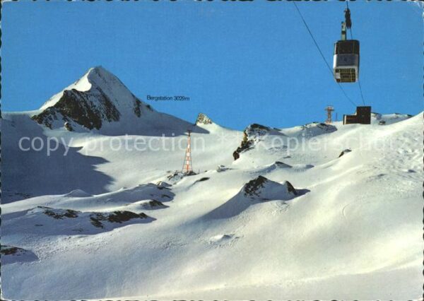 Seilbahn Gletscherbahn Kaprun Kitzsteinhorn Stat