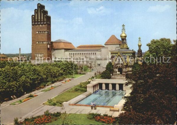 Darmstadt Künstlerkolonie Russische Kapelle Hochz