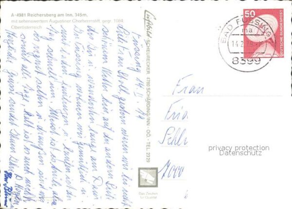 Reichersberg Inn Fliegeraufnahme mit Inn – Bild 2