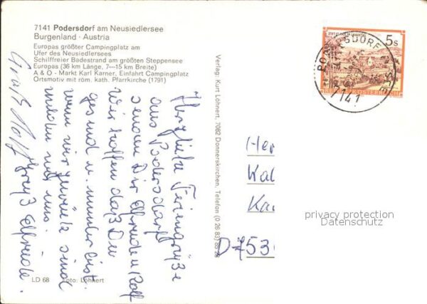 Podersdorf See Burgenland Camping am Neusiedlersee – Bild 2