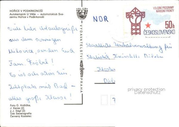 Tschechische Republik Podkrkonosi Camping Schwimmbad – Bild 2