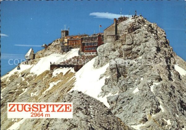 Zugspitze Münchnerhaus mit Wetterwarte Seilbahnst