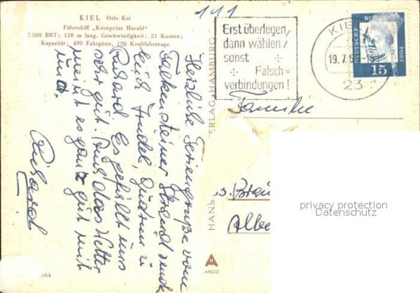 Kiel Fährschiff Kronprinz Harald – Bild 2