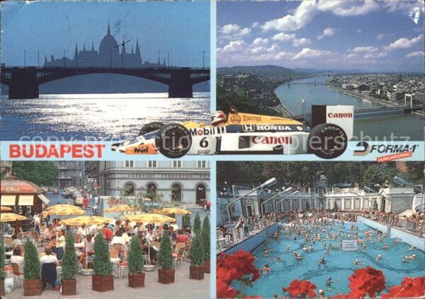 Budapest Donauparties Schwimmbad