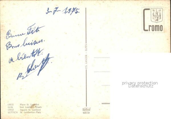 Luettich Liege St. Lambertusplatz – Bild 2