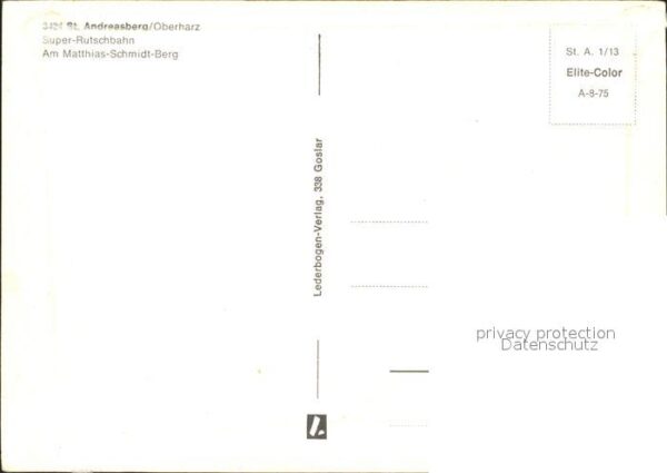 St Andreasberg Harz Rutschbahn – Bild 2