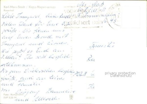 Karl-Marx-Stadt Rosenhof – Bild 2
