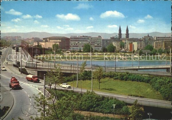 Ludwigshafen Rhein Rheinbrücke