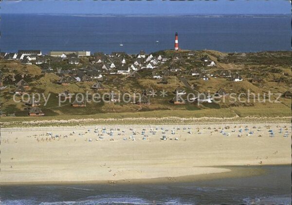Hoernum Sylt Fliegeraufnahme Strand