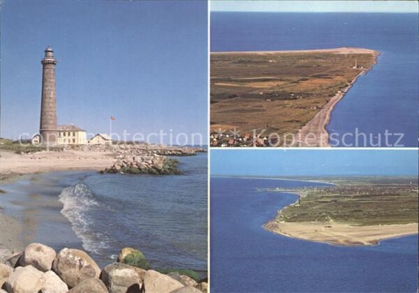 Skagen Fyr Fliegeraufnahme Leuchtturm