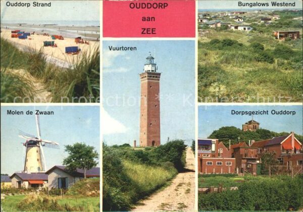 Ouddorp Mühle Leuchtturm Bungalows-Westend
