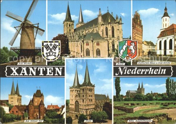 Xanten Mühle Kirche Klever Tor Dom Amphitheate