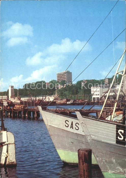 Sassnitz Ostseebad Ruegen Fischereihafen