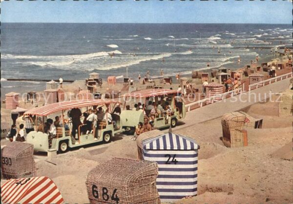 Norderney Nordseebad Strand Kurbähnle