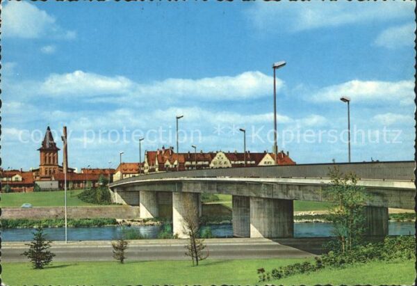 Ingolstadt Donau Brücke Dom