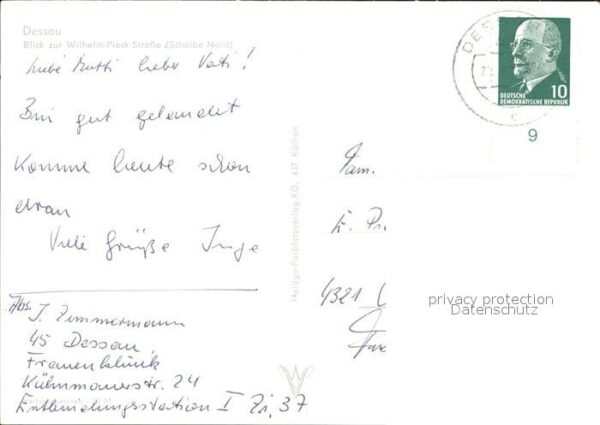 Dessau-Rosslau Wilhelm Pieck Strasse – Bild 2