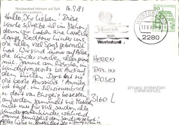 Hoernum Sylt mit Leuchtturm – Bild 2