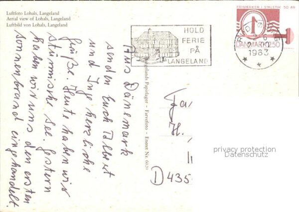 Langeland Daenemark Fliegeraufnahme Lohals – Bild 2