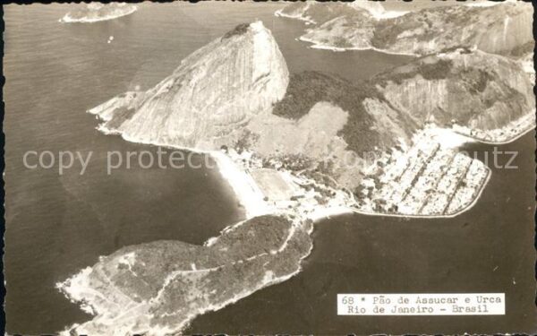 Rio de Janeiro Pao de Assucar e Urca Fliegeraufnahme