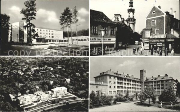 Sopron Oedenburg Teilansichten Gebäude Fliegeraufnahme