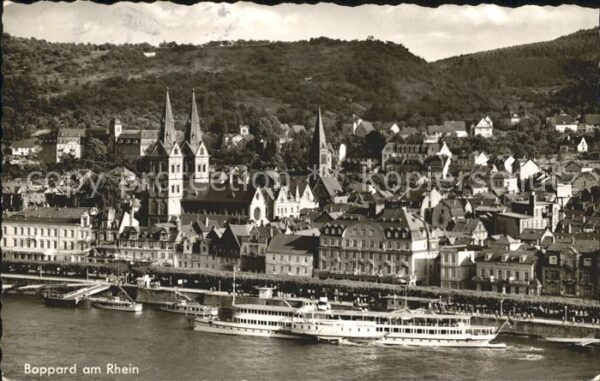 Boppard Rhein Rheindampfer Altstadt Kirche