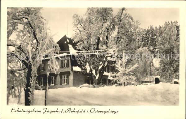 Rehefeld-Zaunhaus Erholungsheim Jägerhof Winterimpression