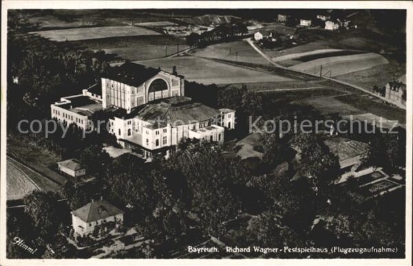 Bayreuth Richard Wagner Festspielhaus Fliegerauf