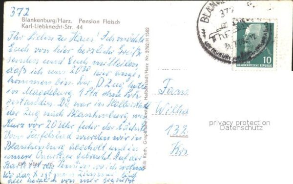 Blankenburg Harz Pension Fleisch – Bild 2