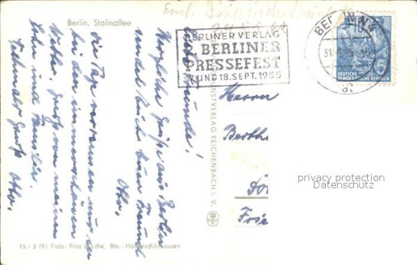 Berlin Stalinallee – Bild 2