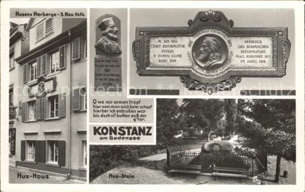 Konstanz Bodensee Hus Haus Herberge Hus Stein Denkmal Ged
