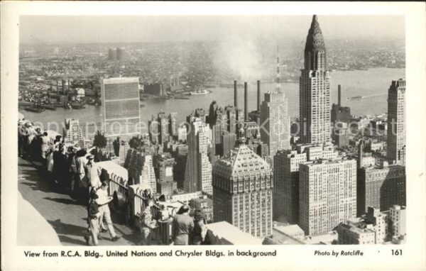 Manhattan New York View from RCA Building United Nations C