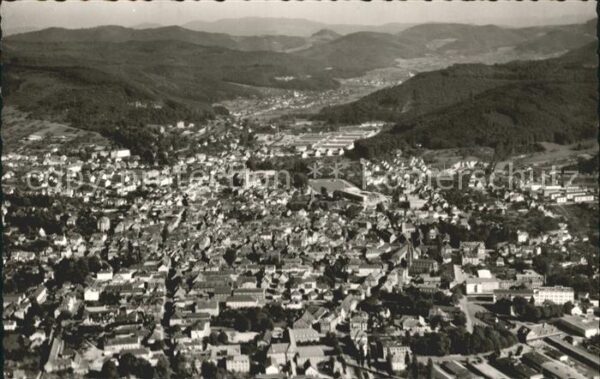 Lahr Schwarzwald Fliegeraufnahme Original Strähle Bild N