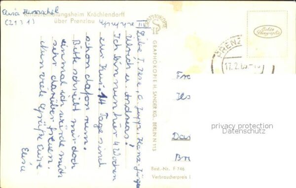Kroechlendorff Nordwestuckermark Kindererholungsheim – Bild 2